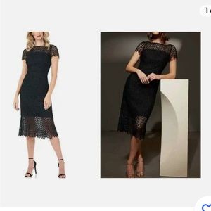 Kay Unger lace sheath dress size 8